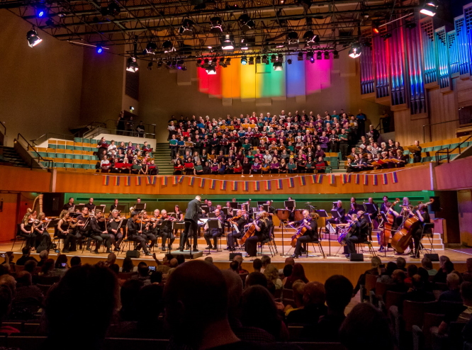 The gala concert in St. David's Hall