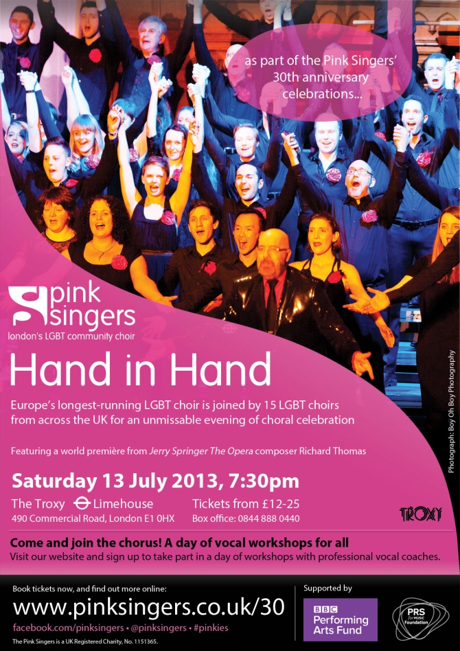 Hand In Hand poster London 2013